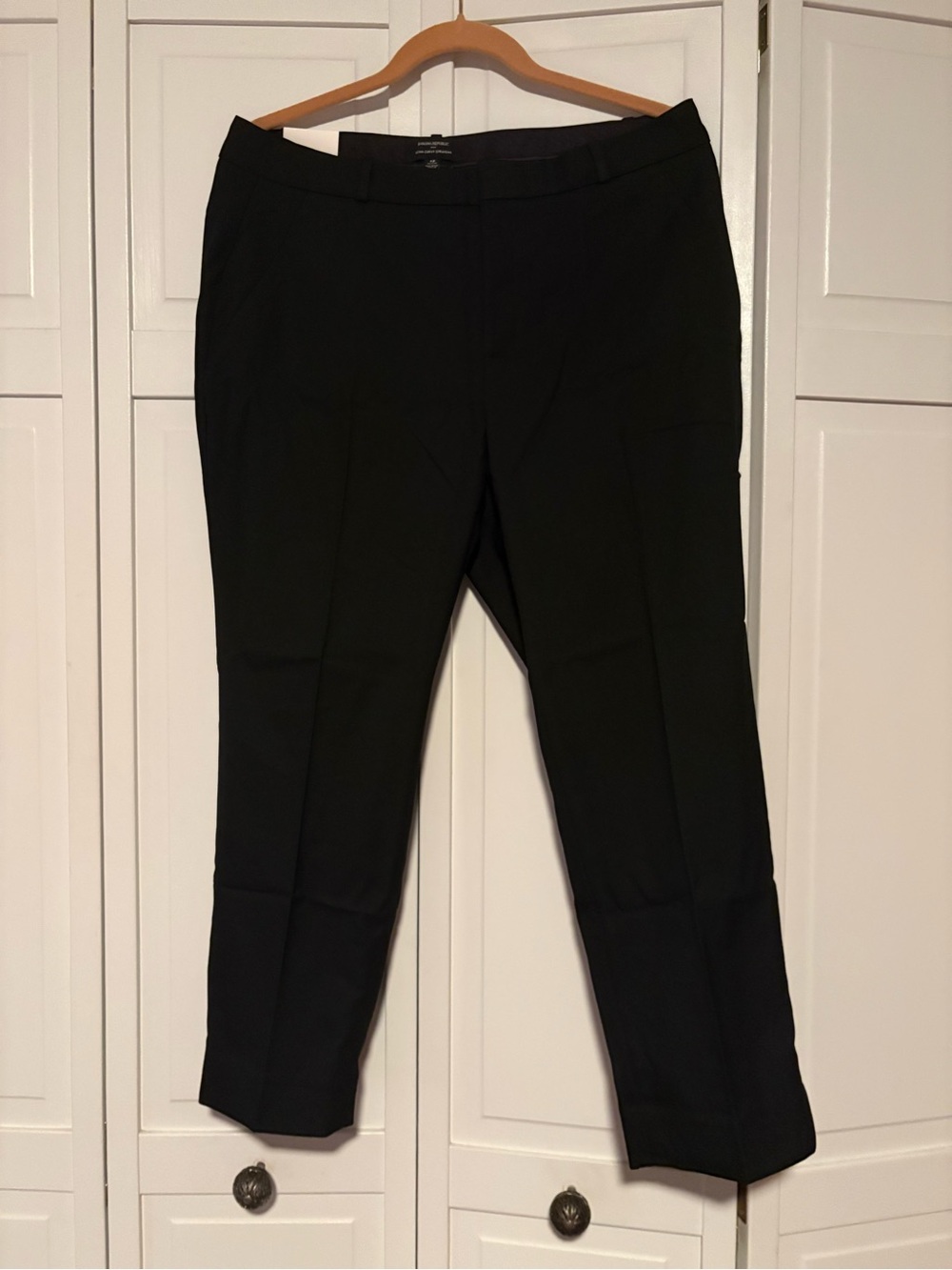 Ryan Curvy Straight Ankle Pant - Black